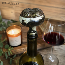 Load image into Gallery viewer, Antique Brass Door Knob Bottle Stopper – One-of-a-Kind Vintage Piece4