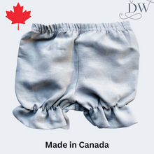 Charger l'image dans la galerie, Baby Bloomers | Grey Linen | 3-6 Months