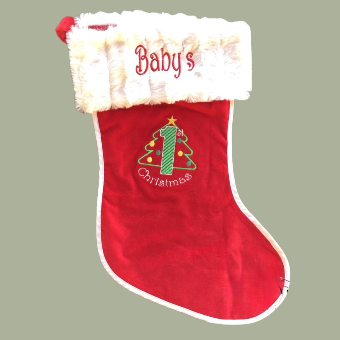 Baby's First Christmas Stocking | Dream Weaver Canada Baby's First Christmas Stocking | Dream Weaver Canada