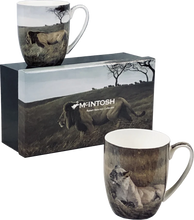 Charger l'image dans la galerie, Robert Bateman Lions | Set of 2 Mugs