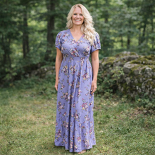 Load image into Gallery viewer, Bellevue Cottage Dress Periwinkle 1