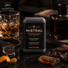 Load image into Gallery viewer, Black Amber Bar Soap | Mistral | Dream Weaver Canada