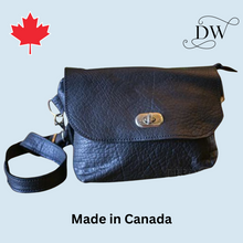 Charger l'image dans la galerie, Black Leather Waist Bag/Crossbody Bag | Hides in Hand2