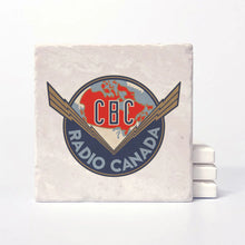 Load image into Gallery viewer, CBC Radio 1940 Retro Marble Coasters