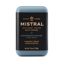 Load image into Gallery viewer, Cedarwood Marine Bar Soap | Mistral