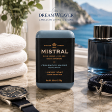 Load image into Gallery viewer, Cedarwood Marine Bar Soap | Mistral Dream Weaver Canada lft