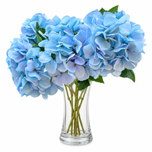 Load image into Gallery viewer, Blue Hydrangea Bush | 5-Head Artificial Floral