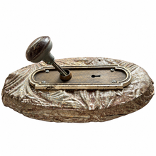 Charger l'image dans la galerie, One-of-a-Kind Antique Tin & Door Knob Wall Hook – Architectural Salvage