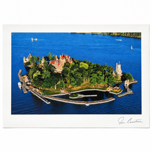 Load image into Gallery viewer, Ian Coristine Heart Island & Boldt Castle Postcard | Thousand Islands