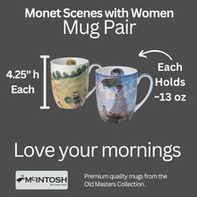 Charger l'image dans la galerie, Claude Monet Scenes with Women | Set of 2 Mugs5