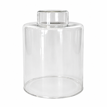 Load image into Gallery viewer, Clear Glass Display Cloche with Flat Top Handle – 8.75"