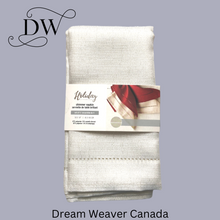 Load image into Gallery viewer, Cream Shimmer Fabric Napkins | Single|  Dream Weaver Canada2