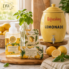 Charger l'image dans la galerie, DW Yellow Ceramic Lemonade Dispenser with Brass Spigot – 20 L