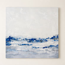 Load image into Gallery viewer, Deep Blue Sea | Large Textured Abstract Ocean Canvas Wall Art