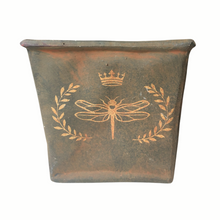 Load image into Gallery viewer, Dragonfly Crest Planter - Medium front