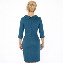 Load image into Gallery viewer, Teal Retro Dress