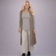 Charger l'image dans la galerie, Flowy Sweater Vest | Taupe Modal 1