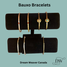 Charger l'image dans la galerie, Brass Establish Bracelet with Turquoise Stone | Bauxo