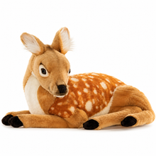 Charger l'image dans la galerie, HANSA Realistic Baby Deer Fawn – Lifelike Woodland Plush Animal