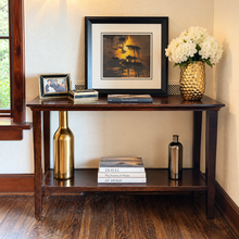 Load image into Gallery viewer, Ian Coristine “Chippewa Gold” – Signed Framed 1000 Islands Photography with gold vase