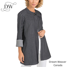 Load image into Gallery viewer, Joseph Ribkoff Black & White Jacket