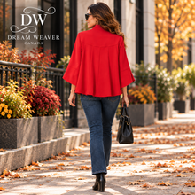 Charger l'image dans la galerie, Joseph Ribkoff Lipstick Red A-Line Statement Jacket – Style 193198 DW back