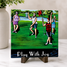 Load image into Gallery viewer, Kathy Meaney Ceramic Tile Trivet & Wall Plaque | Play With Joy Dream Weaver1