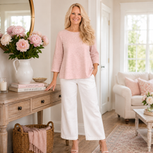 Load image into Gallery viewer, Linen Blouse | Blush | Dream Weaver Canada2
