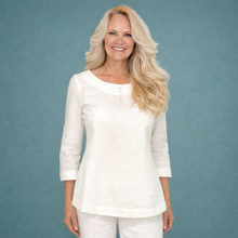 Charger l'image dans la galerie, Linen Blouse | Cream