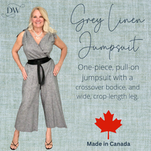 Load image into Gallery viewer, Linen Jumpsuit | Grey2