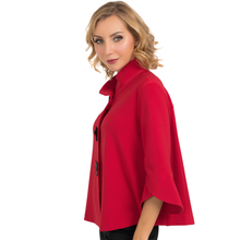 Charger l'image dans la galerie, Lipstick Red Jacket | Joseph Ribkoff Dream Weaver Canada7