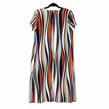 Load image into Gallery viewer, Long Striped Cardigan with Pockets | Rayon from Bamboo | X-small