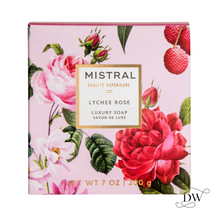 Load image into Gallery viewer, Lychee Rose Luxe Bar Soap