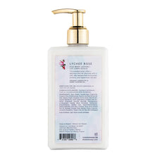 Load image into Gallery viewer, Lychee Rose Luxe Body Lotion Back