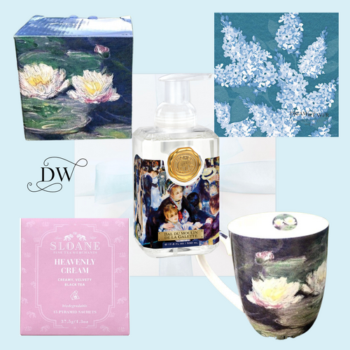 Impressionist Water Lily Mug Gift Box
