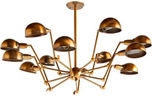 Load image into Gallery viewer, Mercana Ursidae 12-Light Sputnik Chandelier | Antique Brass | Store Display