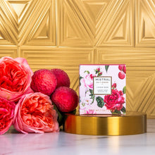 Load image into Gallery viewer, Lychee Rose Luxe Boxed Bar Soap | 200 gm | Mistral