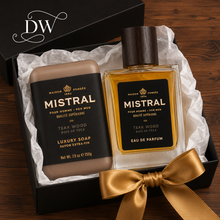 Charger l'image dans la galerie, Mistral Teak Wood Cologne & Soap Gift Box | Dream Weaver Canada