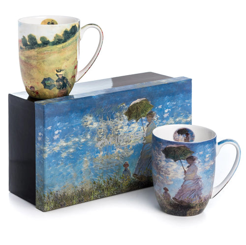 Claude Monet Scenes with Women | Set of 2 Mugs