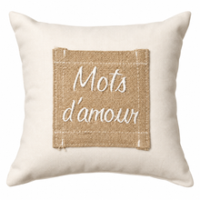 Charger l'image dans la galerie, Mots d’Amour Love Note Pocket Pillow – Made in Canada