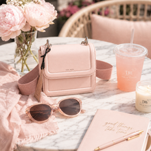 Charger l'image dans la galerie, Peyton Vegan Leather Crossbody Bag | Blush Pink | Pixie MoodLF