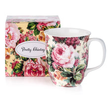 Load image into Gallery viewer, Pretty Rose Bouquet Java Mug
