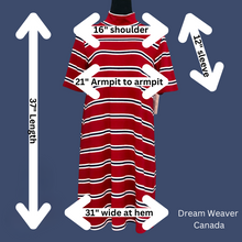 Charger l'image dans la galerie, Red Striped Dress | Meemoza3