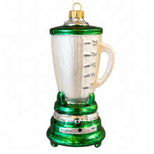 Load image into Gallery viewer, Retro Green Blender Glass Christmas Ornament – Kitchen & Baking Gift