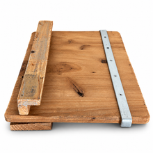 Charger l'image dans la galerie, Rustic Reclaimed Wood iPad, Tablet & Book Holder flat