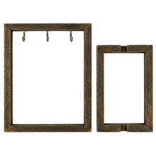 Load image into Gallery viewer, Rustic Wood Jewelry & Accessory Stand – 3 Hooks -flat lay