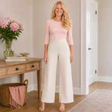 Load image into Gallery viewer, Sand Hemp Wide Leg Pants | Made in Canada