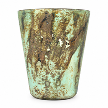 Load image into Gallery viewer, Seafoam & Bronze Mercury Glass Votive Candle Holder | Dream Weaver back
