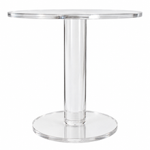 Charger l'image dans la galerie, Set of 2 Clear Acrylic Pedestal Display Risers – 8" High single