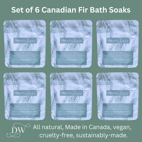 Forest Walk | Canadian Fir Bath Soak | Dream Weaver | Set of 6